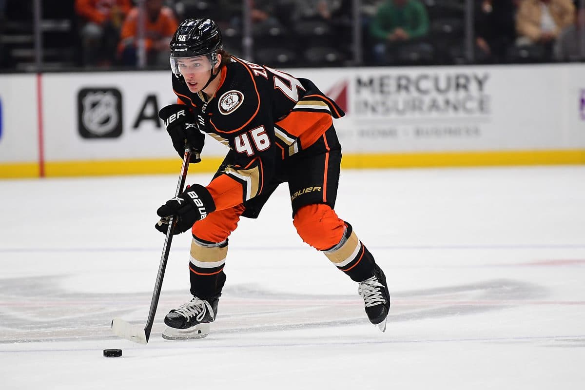 Watch: Anaheim Ducks’ Trevor Zegras pulls another Michigan goal