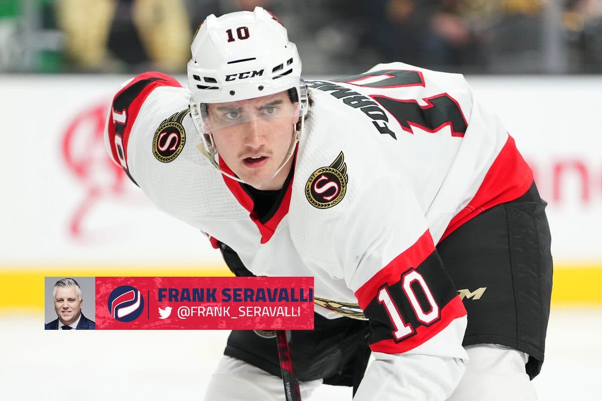 Deadline passes, Senators forward Alex Formenton ineligible to play this season