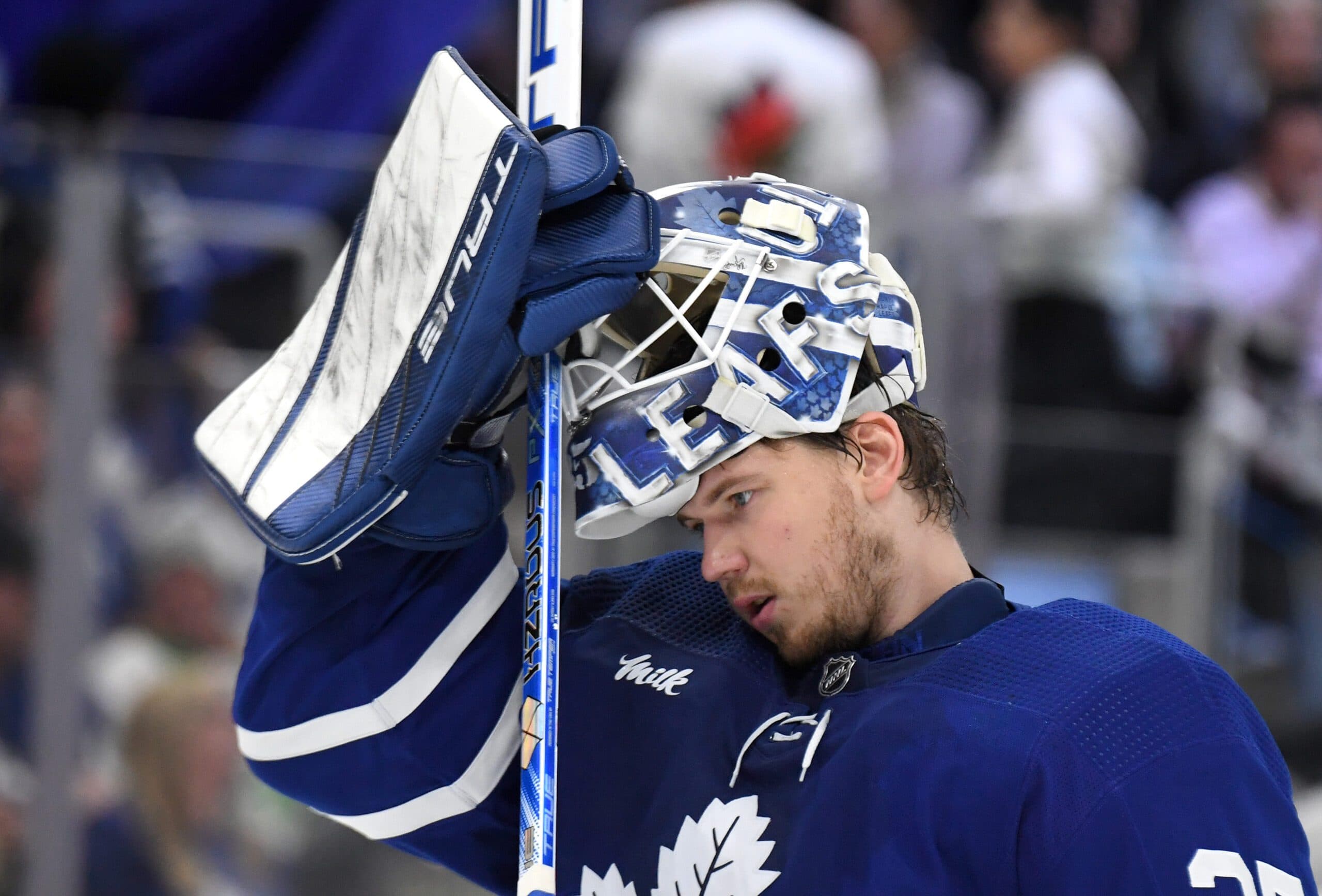 Bruins’ Ullmark ‘surprised Leafs kept Samsonov in for that many games’ in playoffs