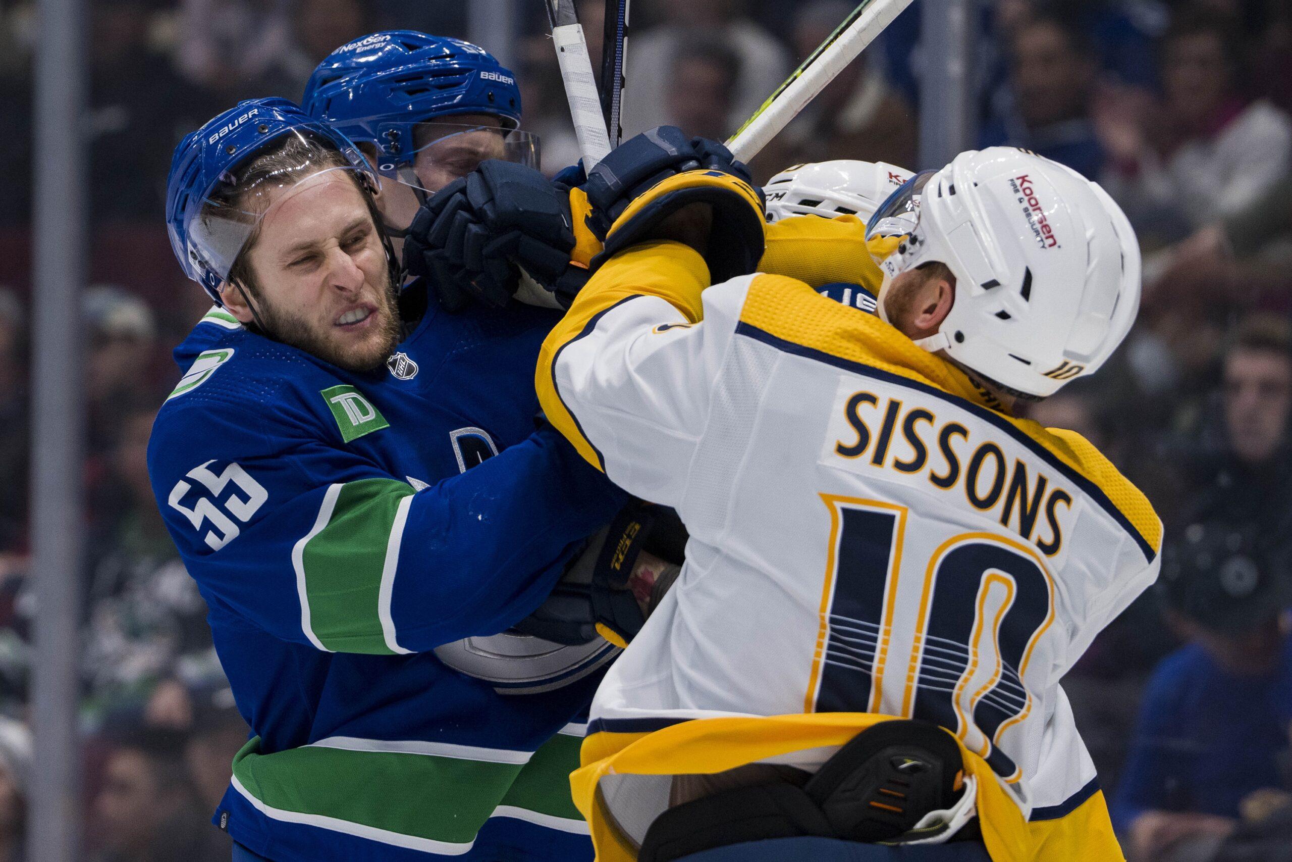 Vancouver Canucks sign Guillaume Brisebois to two-year extension