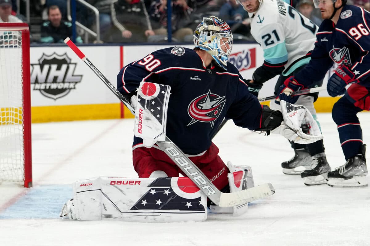 Columbus Blue Jackets’ G Elvis Merzlikins leaves team due to family emergency