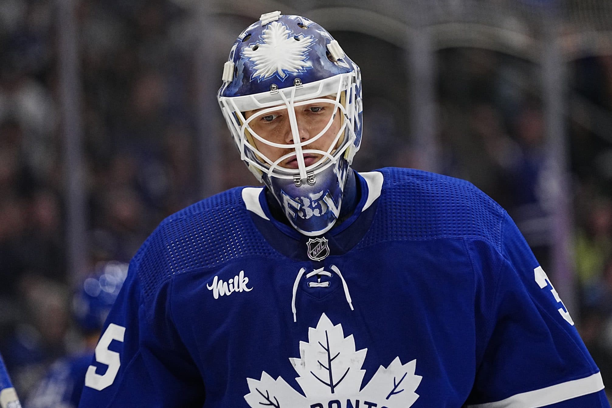 Toronto Maple Leafs’ Ilya Samsonov leaves Game 3, replaced by Joseph Woll