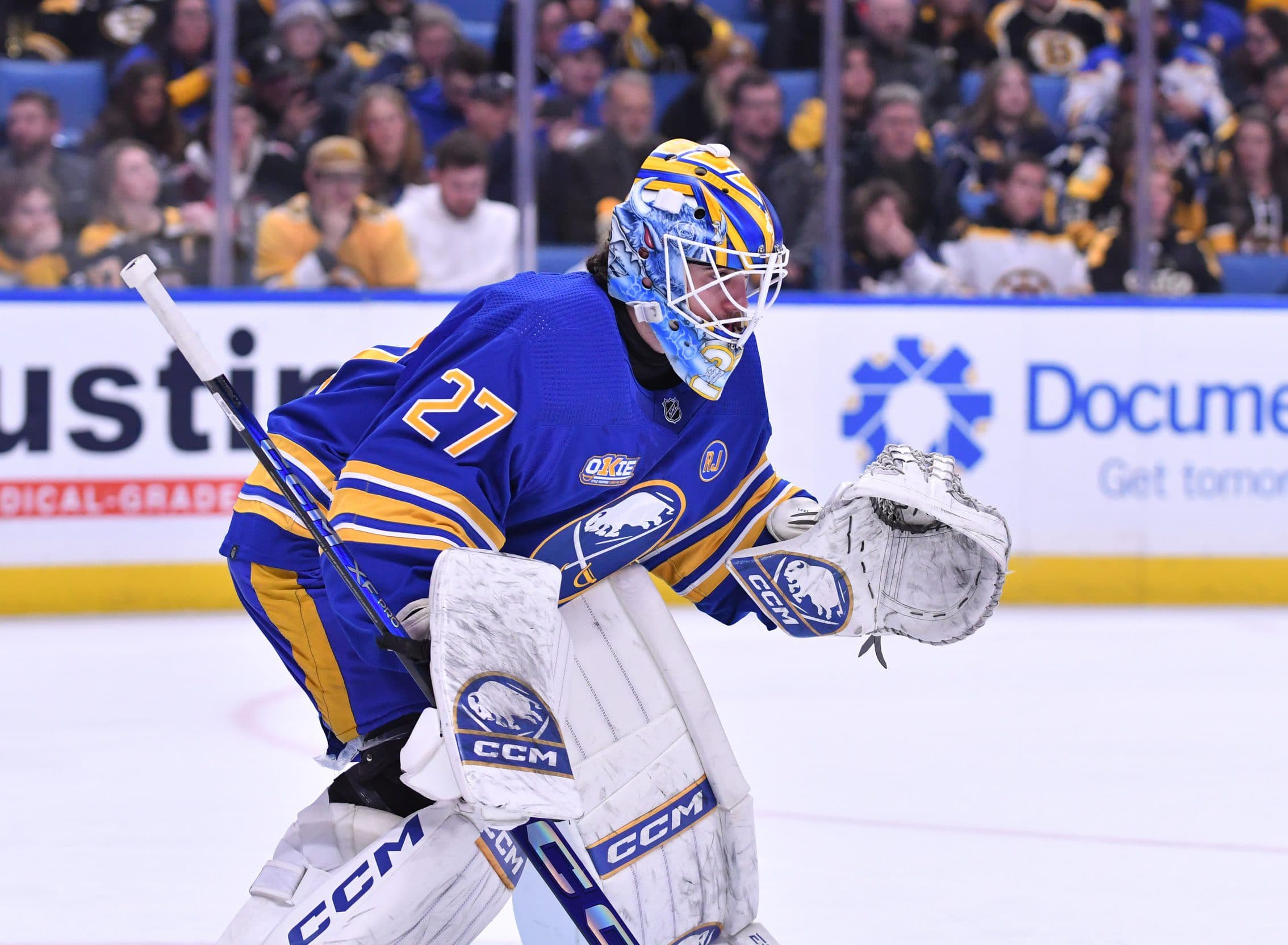 Sabres goaltender Devon Levi could benefit from a trip to the AHL