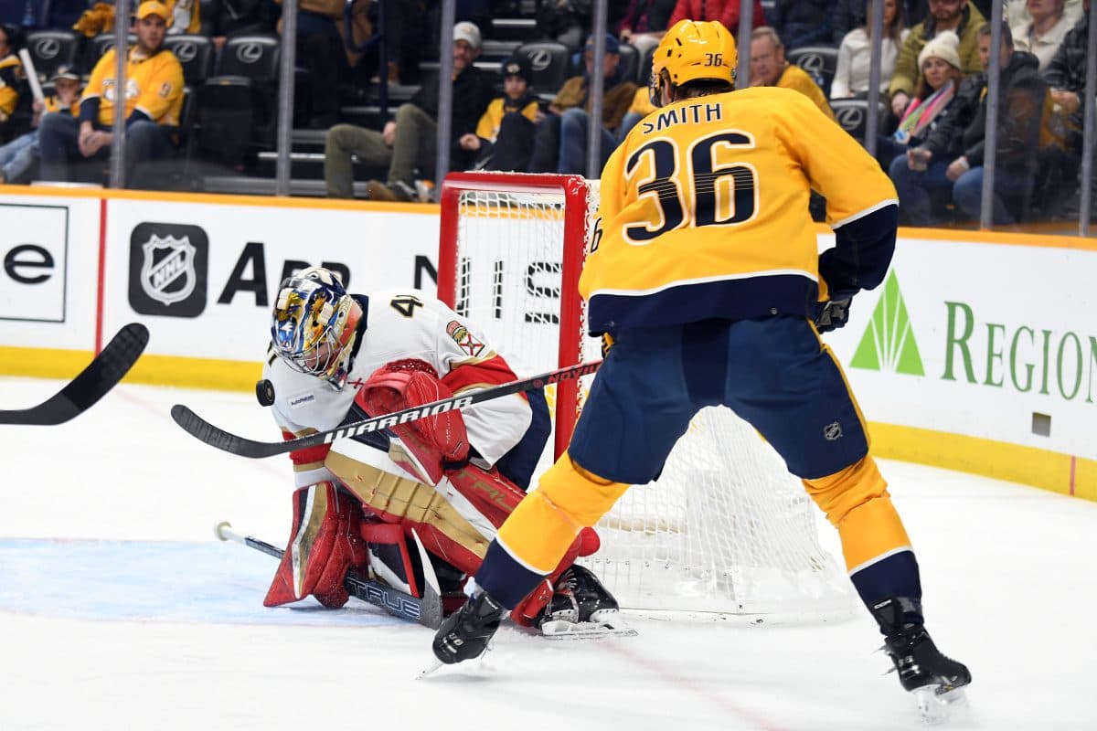 Predators place Cole Smith on injured reserve with lower-body injury, will miss 4-6 weeks