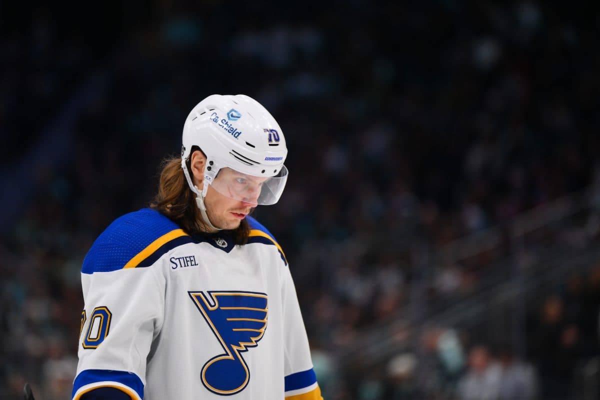 Blues’ Oskar Sundqvist, Milan Lucic dealing with lower-body injuries