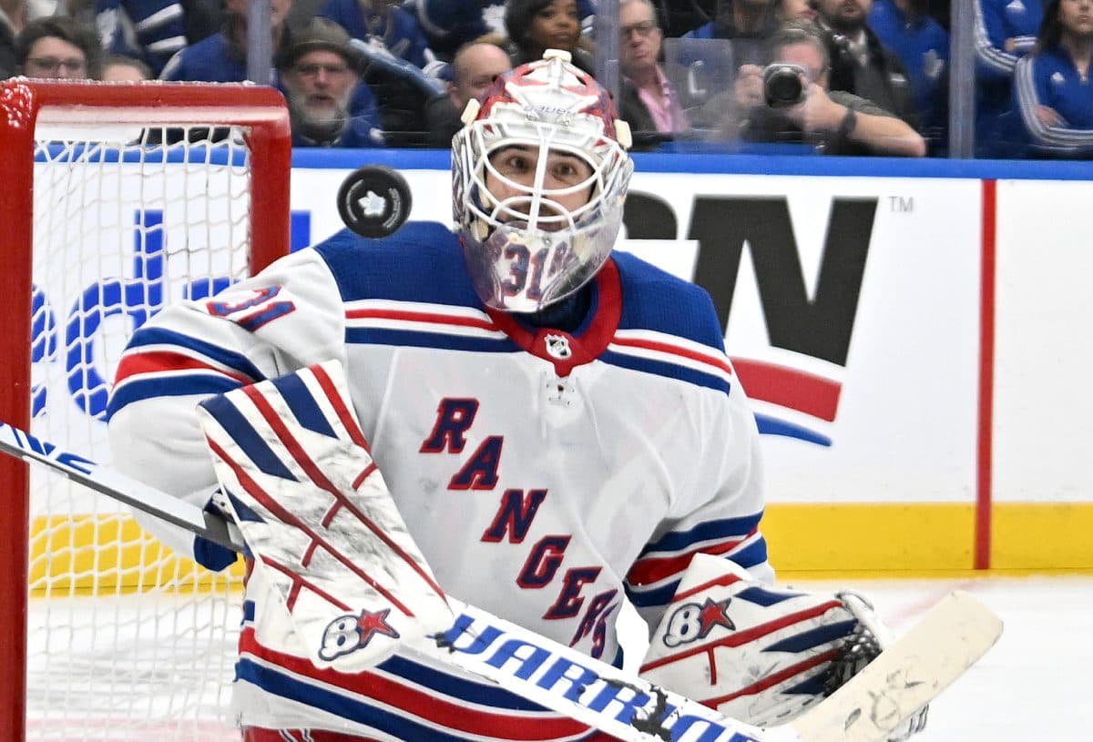 New York Rangers goaltender Igor Shesterkin