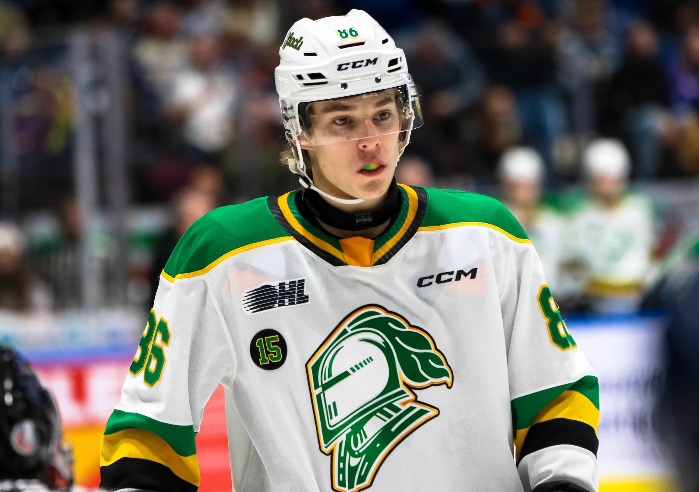 Denver Barkey of the London Knights