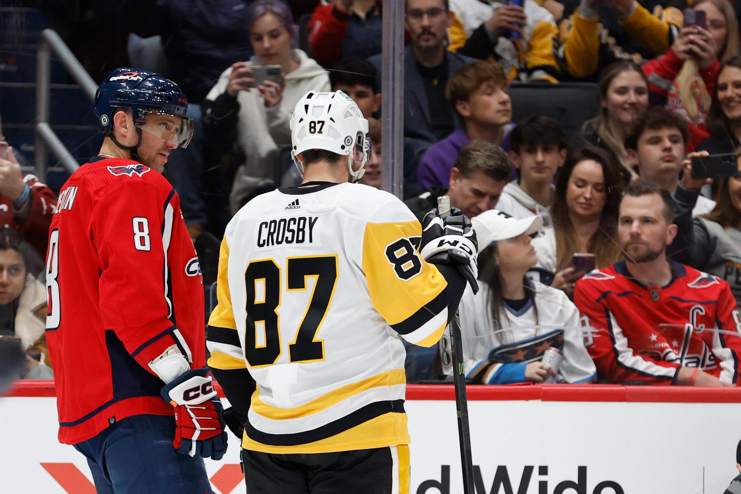 Alex Ovechkin and Sidney Crosby