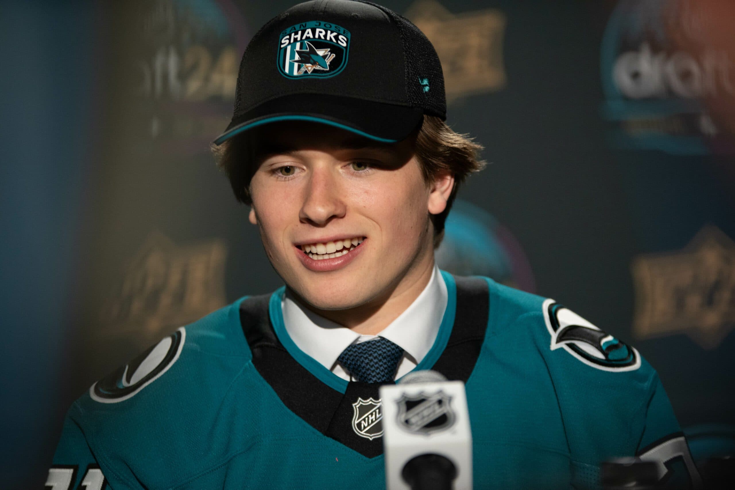 San Jose Sharks center Macklin Celebrini