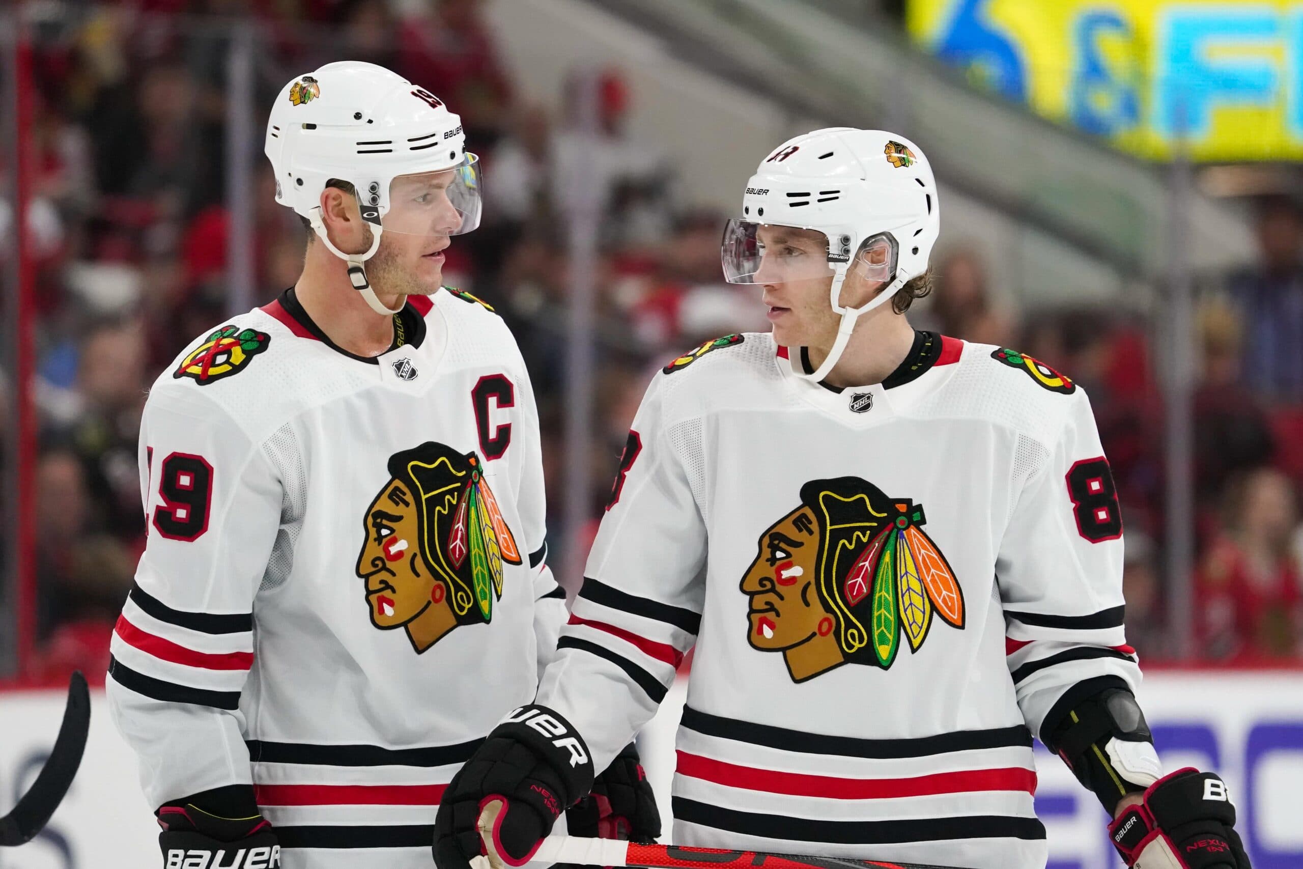 Jonathan Toews and Patrick Kane