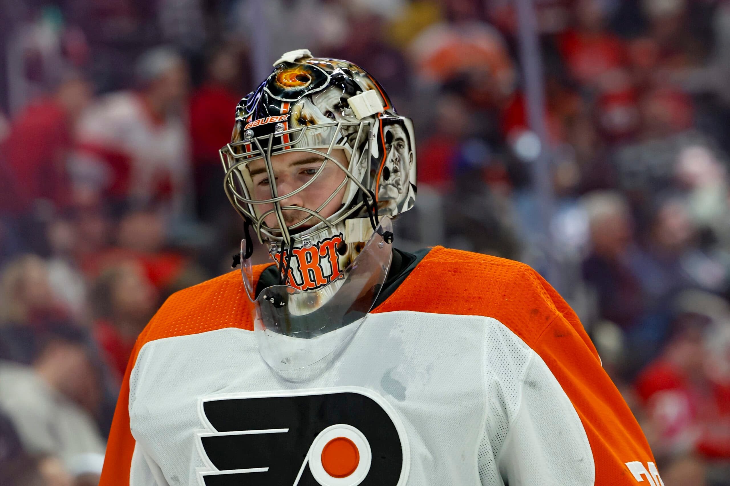 Philadelphia Flyers goaltender Carter Hart