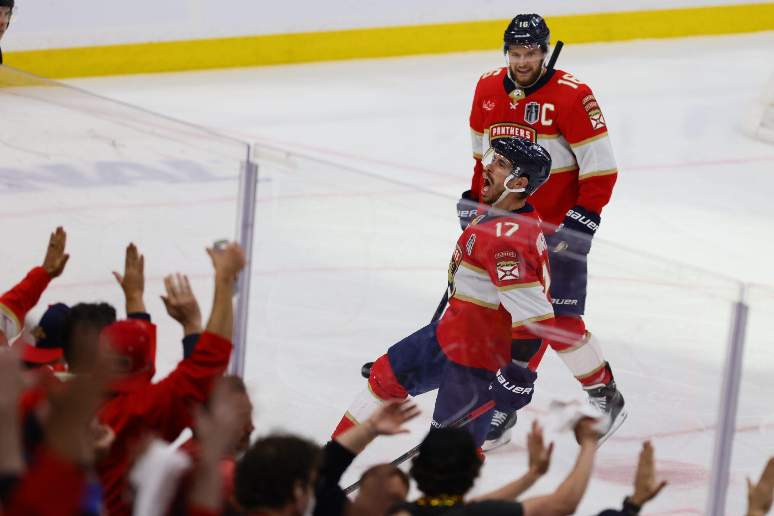 Stanley Cup Playoffs Day 52: Rodrigues scores twice in third as Panthers win 4-1