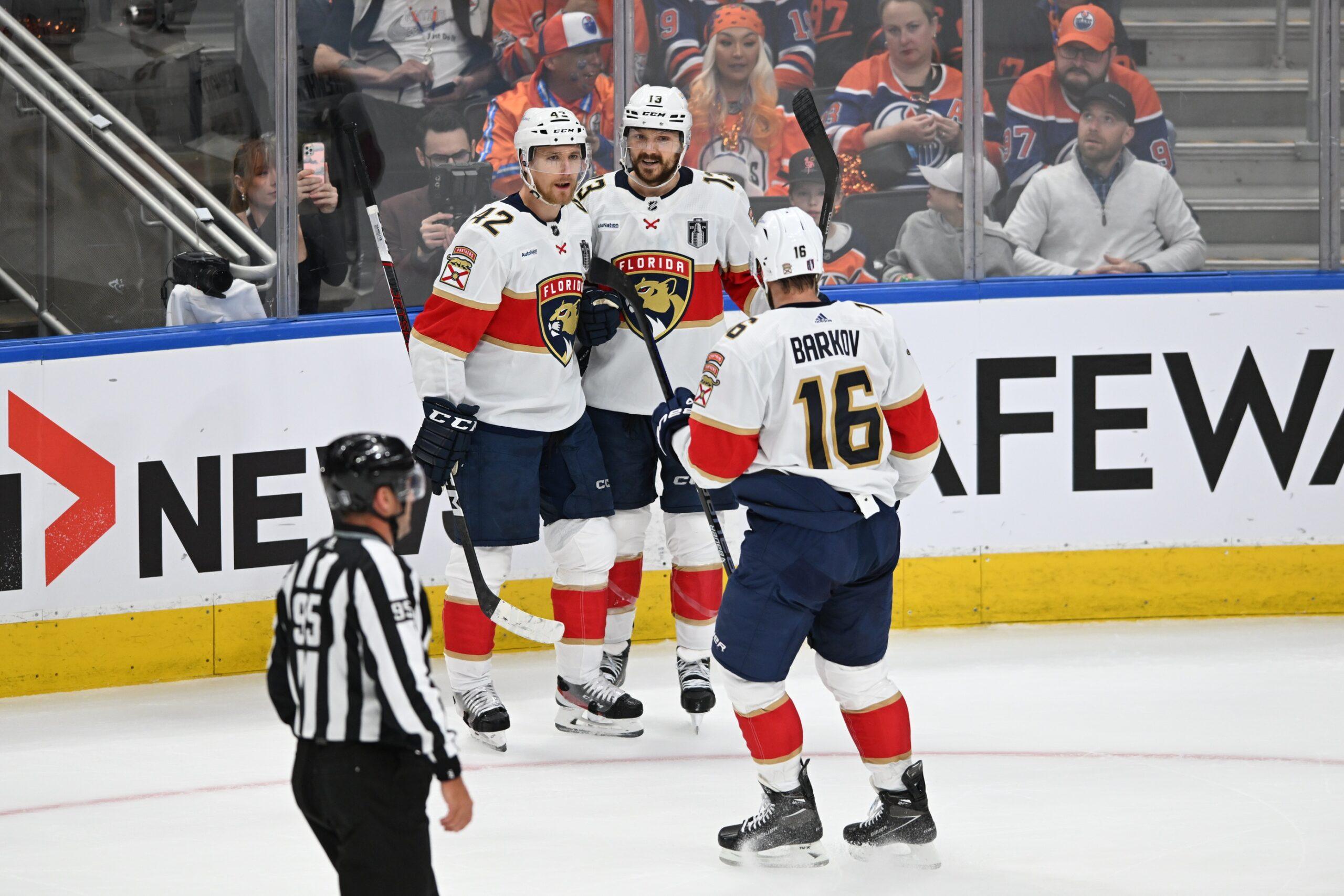 Florida Panthers center Aleksander Barkov