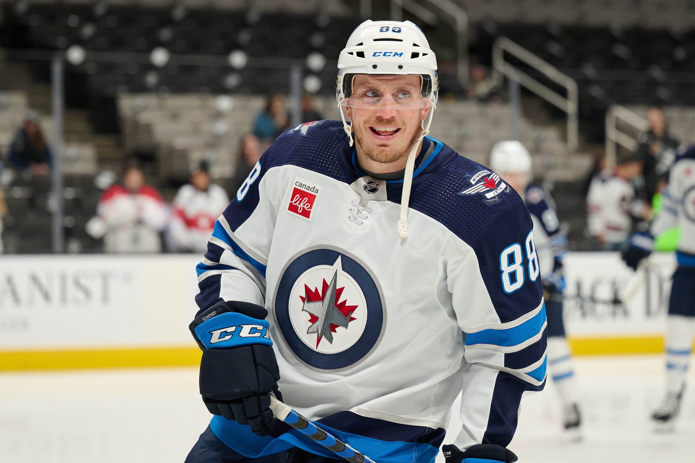 Winnipeg Jets defenseman Nate Schmidt