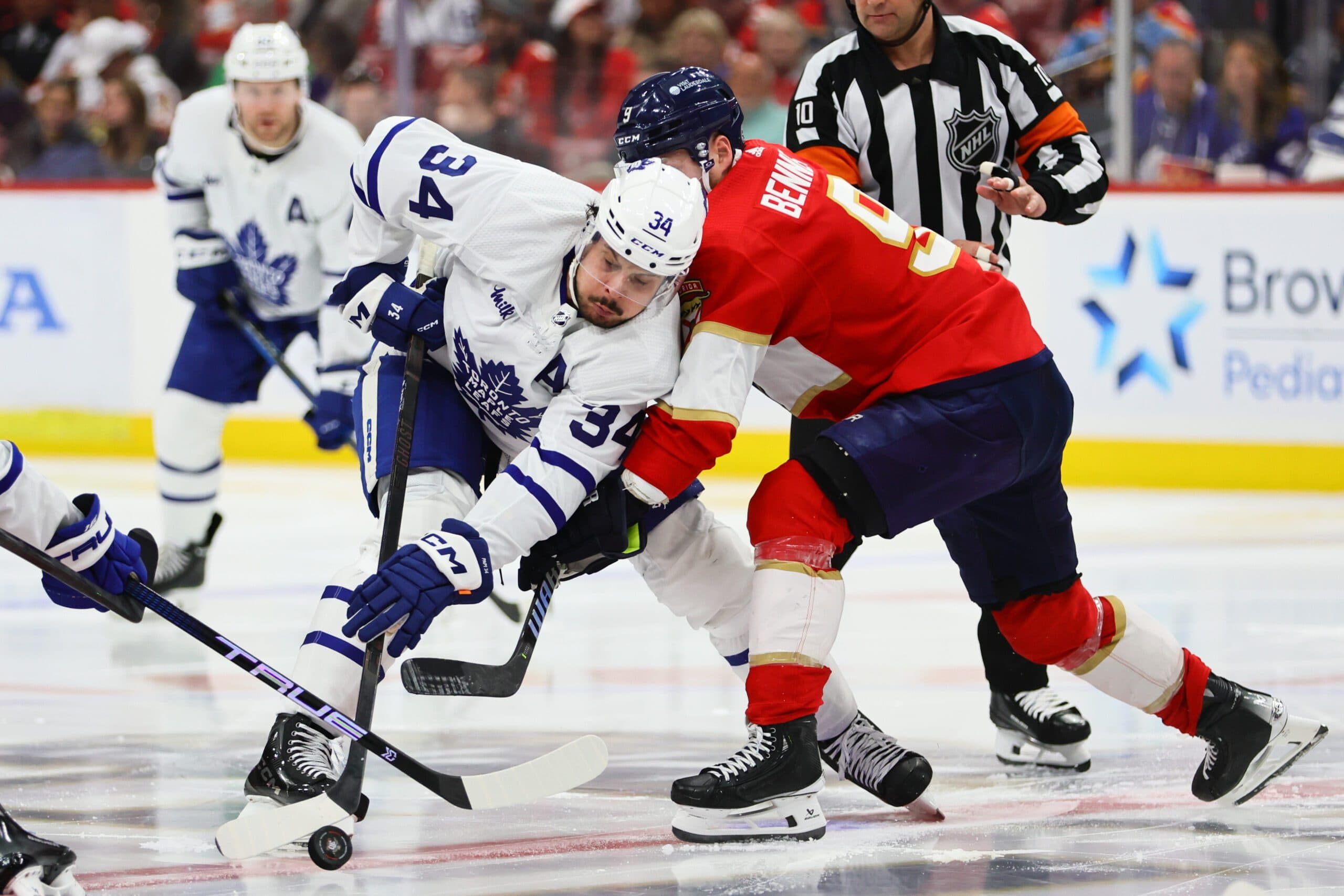 Auston Matthews and Sam Bennett