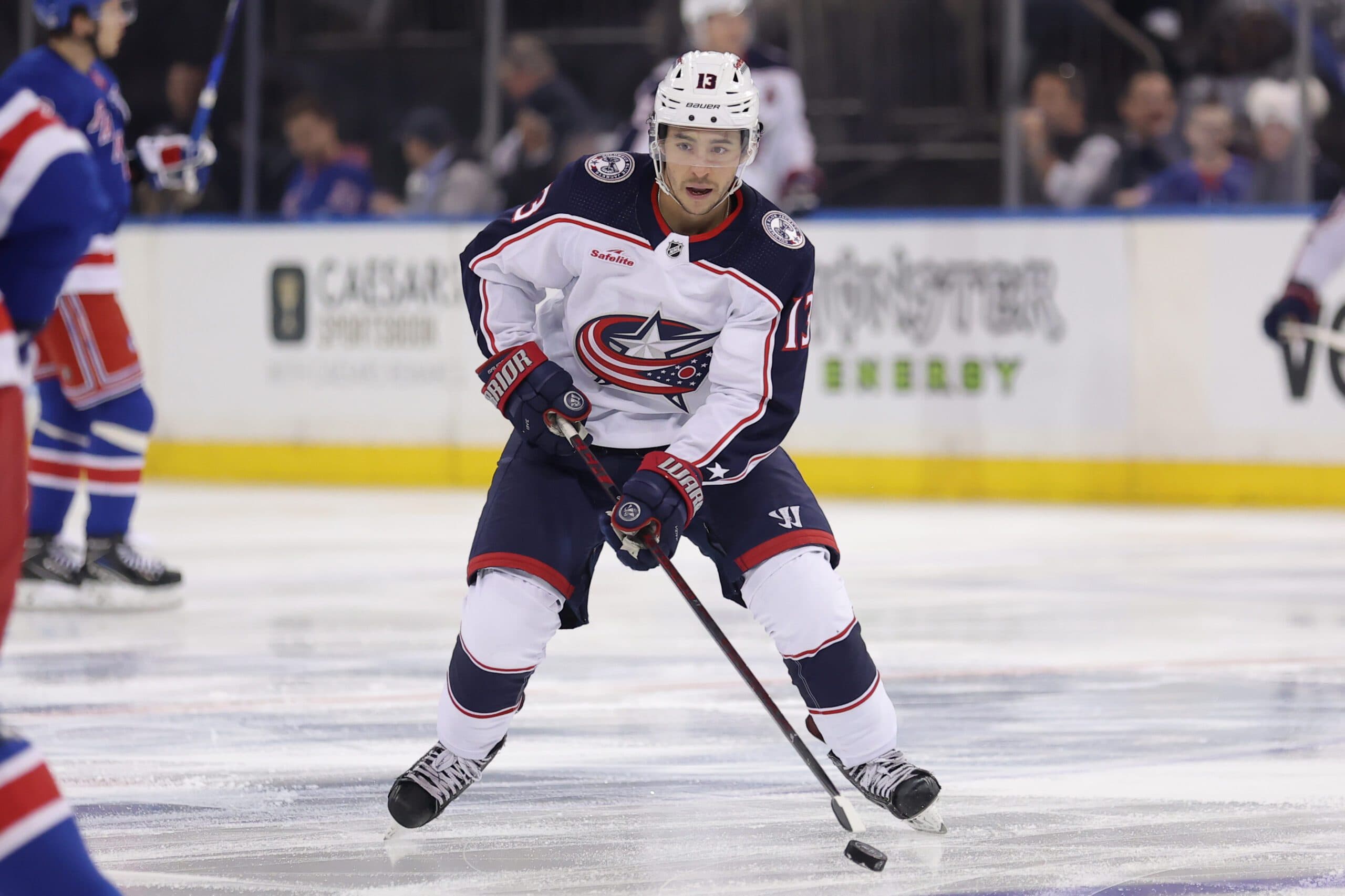 Columbus Blue Jackets left winger Johnny Gaudreau