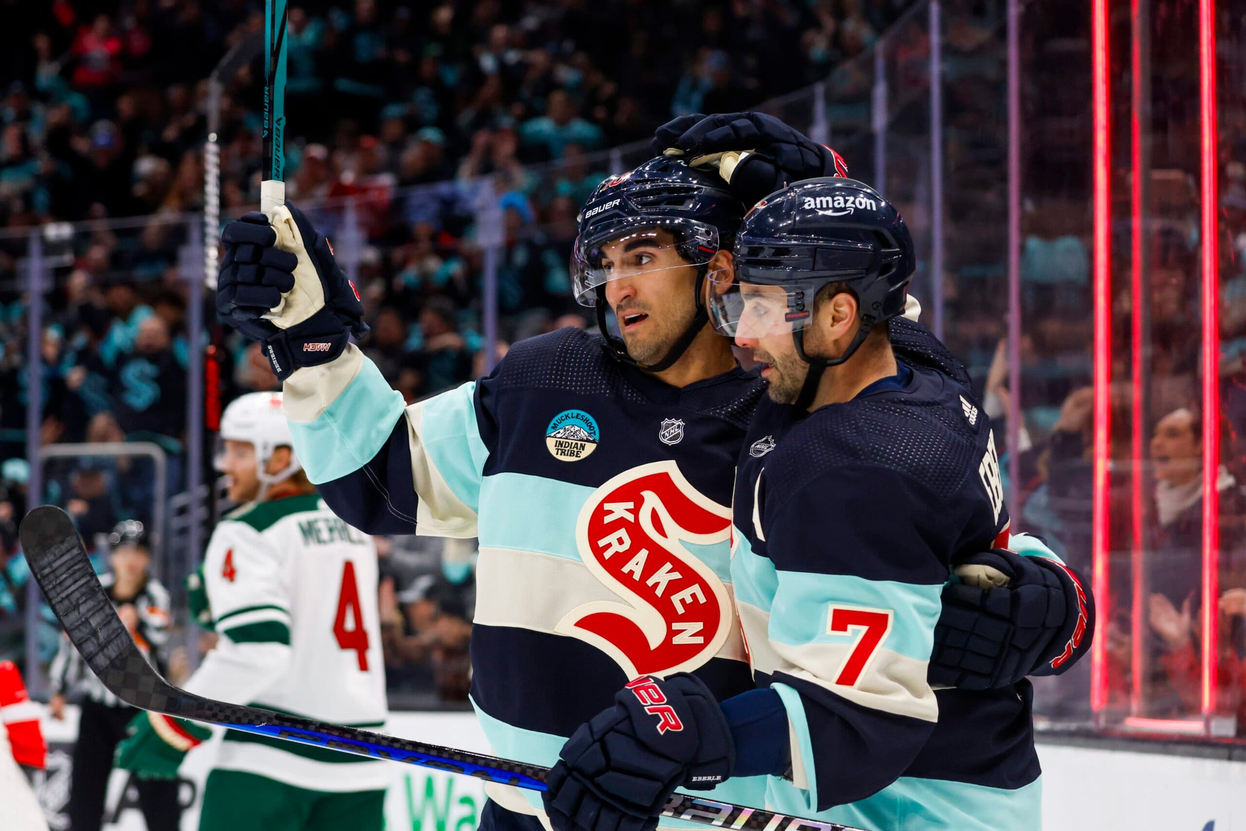 Matty Beniers and Jordan Eberle