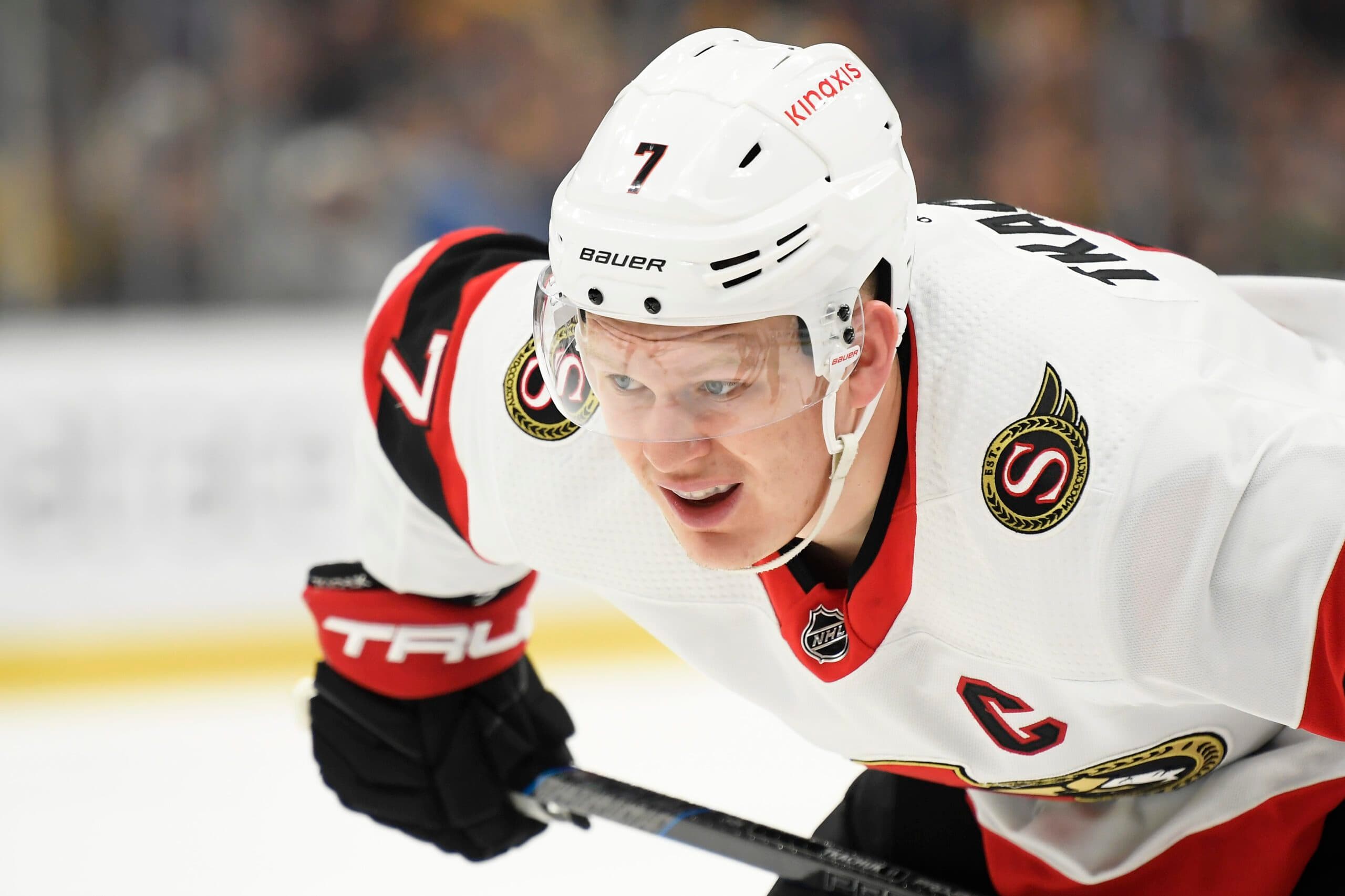 Ottawa Senators left winger Brady Tkachuk