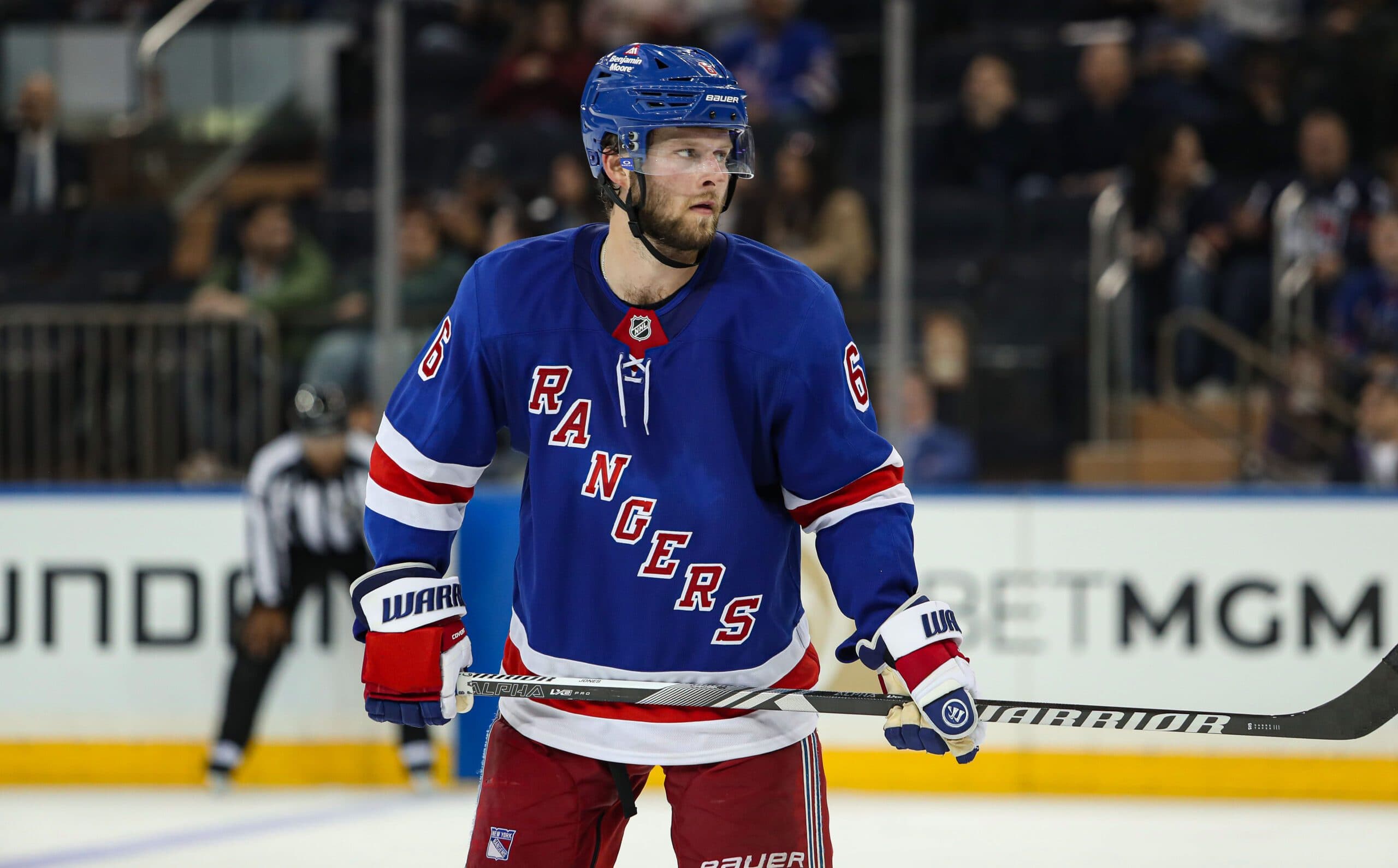 Why Zac Jones’ time has come to make a splash on Rangers’ blueline