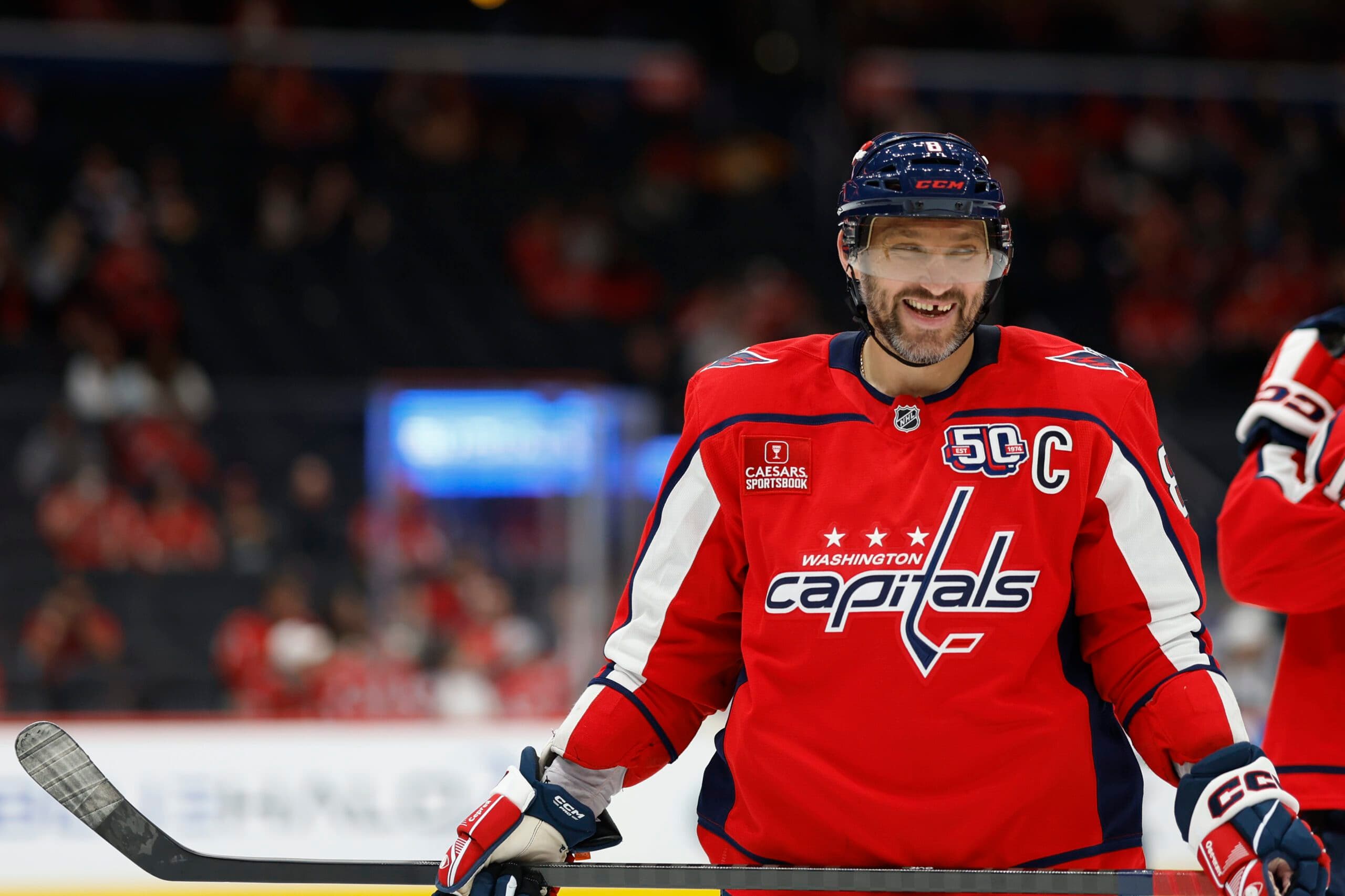 Washington Capitals left winger Alex Ovechkin