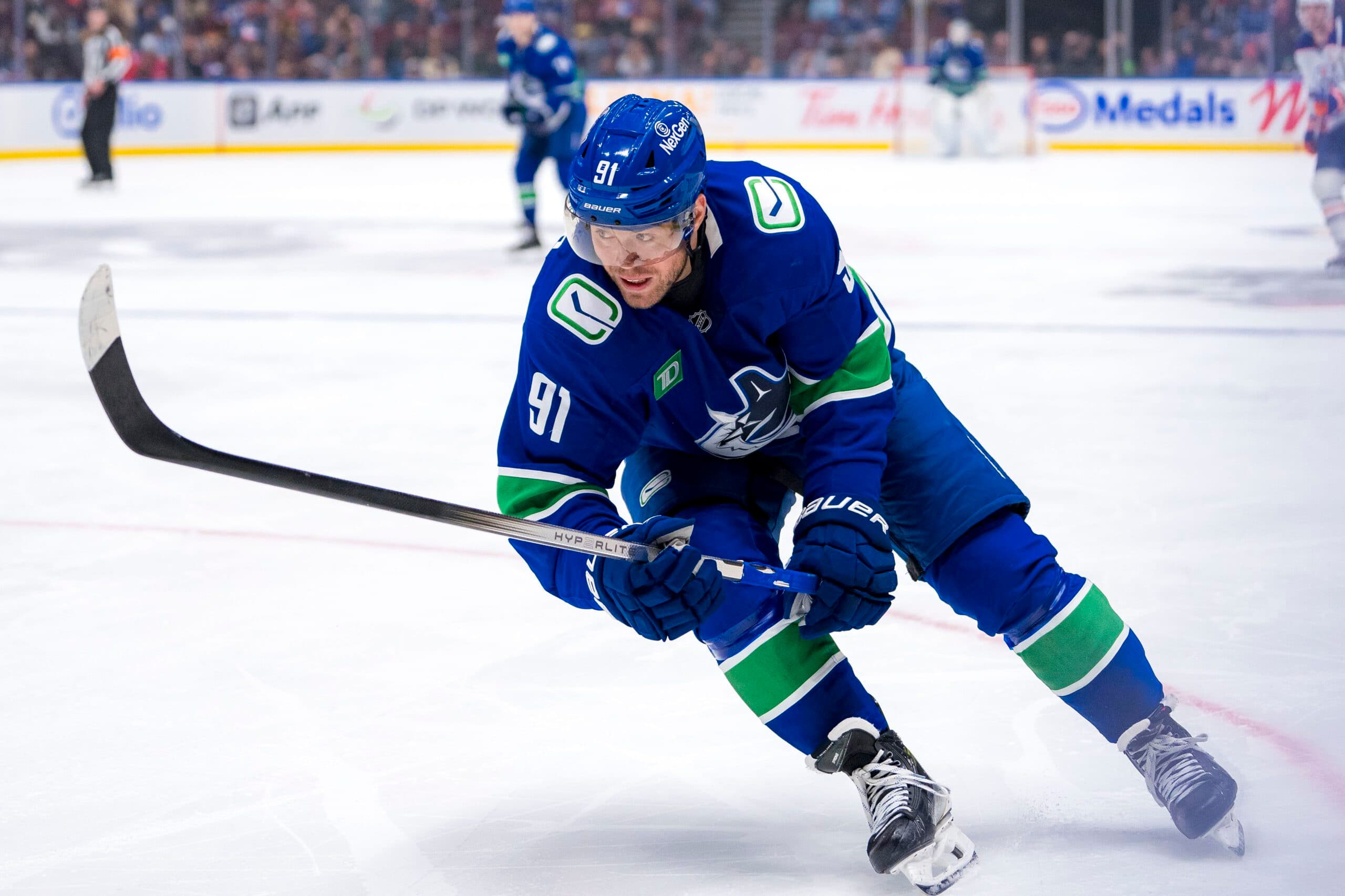 Vancouver Canucks right winger Daniel Sprong