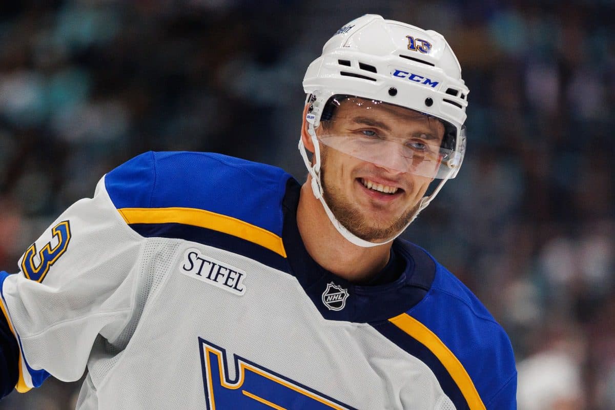 Blues’ Toropchenko burns legs in home accident, out week to week