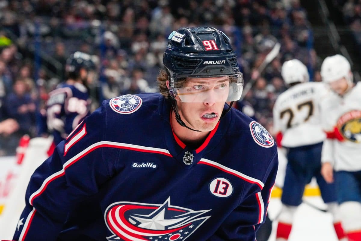 Blue Jackets’ Kent Johnson’s injury recovery “not short term”