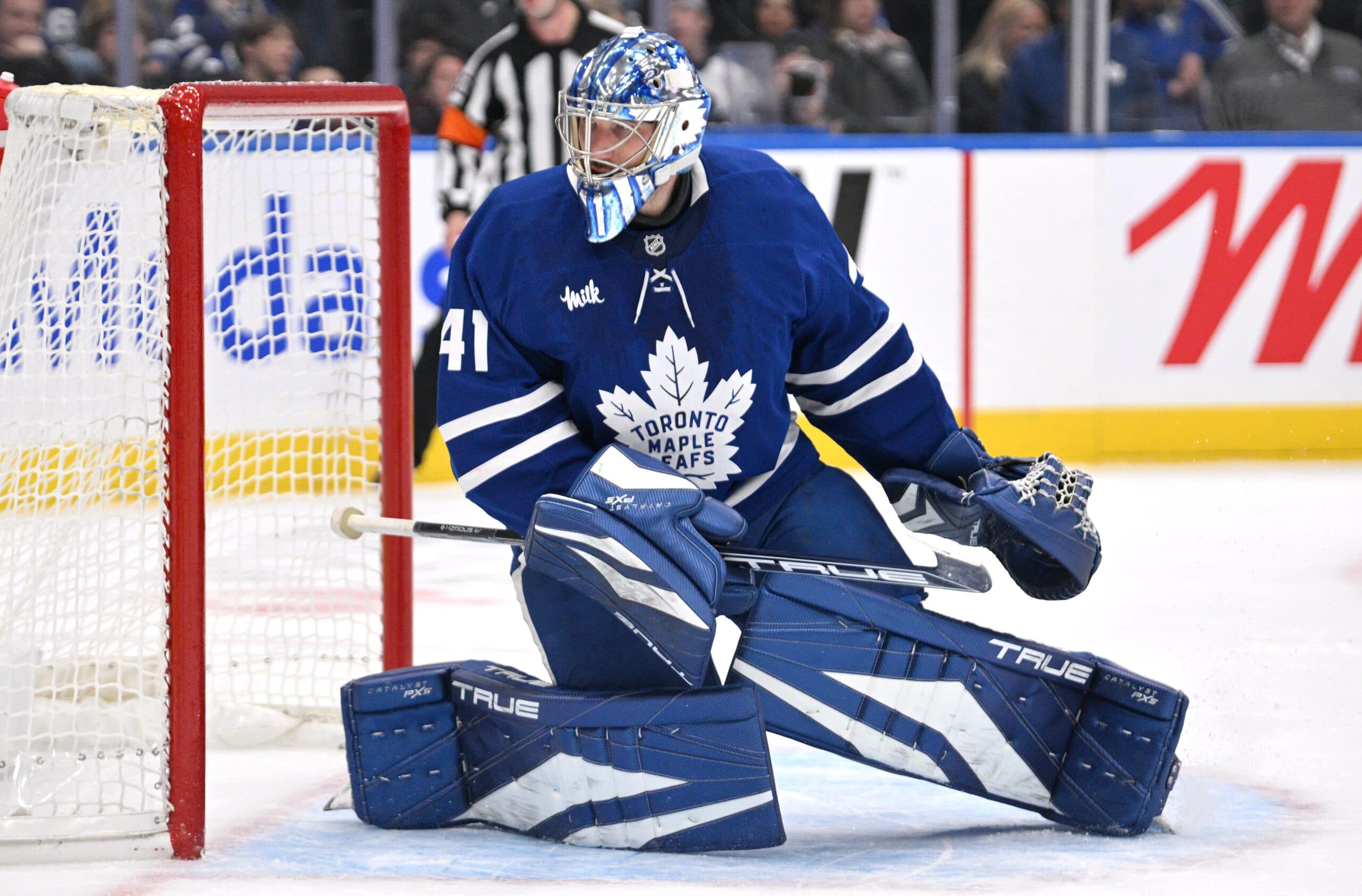 Toronto Maple Leafs goaltender Anthony Stolarz