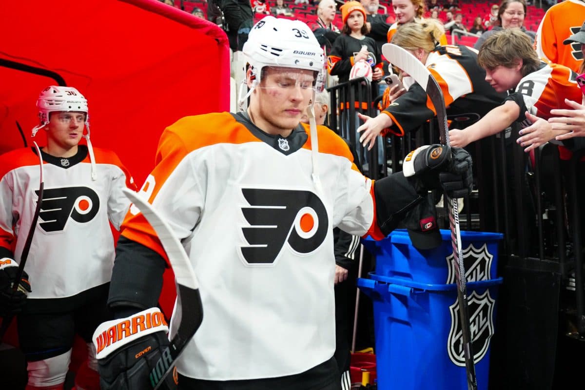 Matvei Michkov returned to the Flyers’ lineup in style