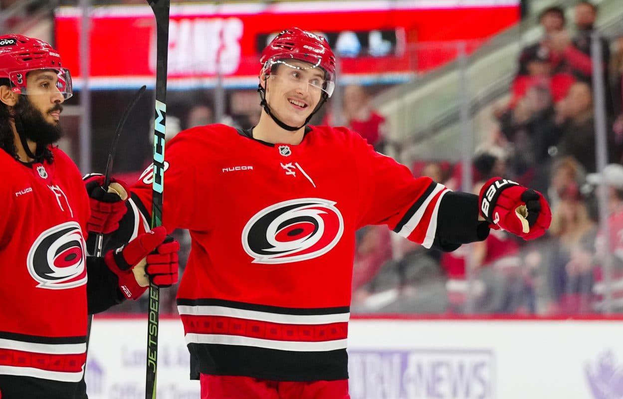 Carolina Hurricanes forward Martin Necas.