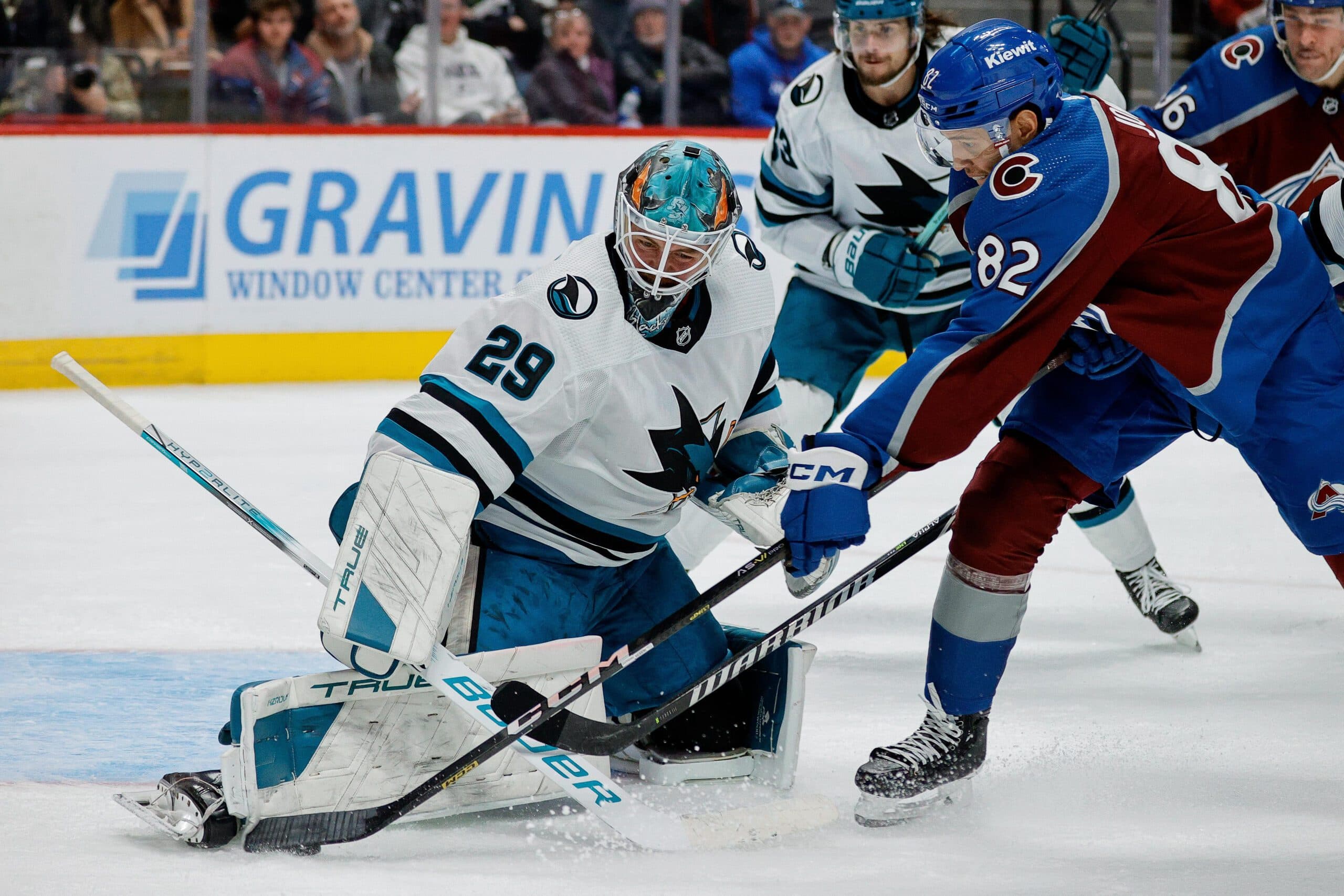 Avalanche acquire Blackwood from Sharks as part of deal for Georgiev, Kovalenko