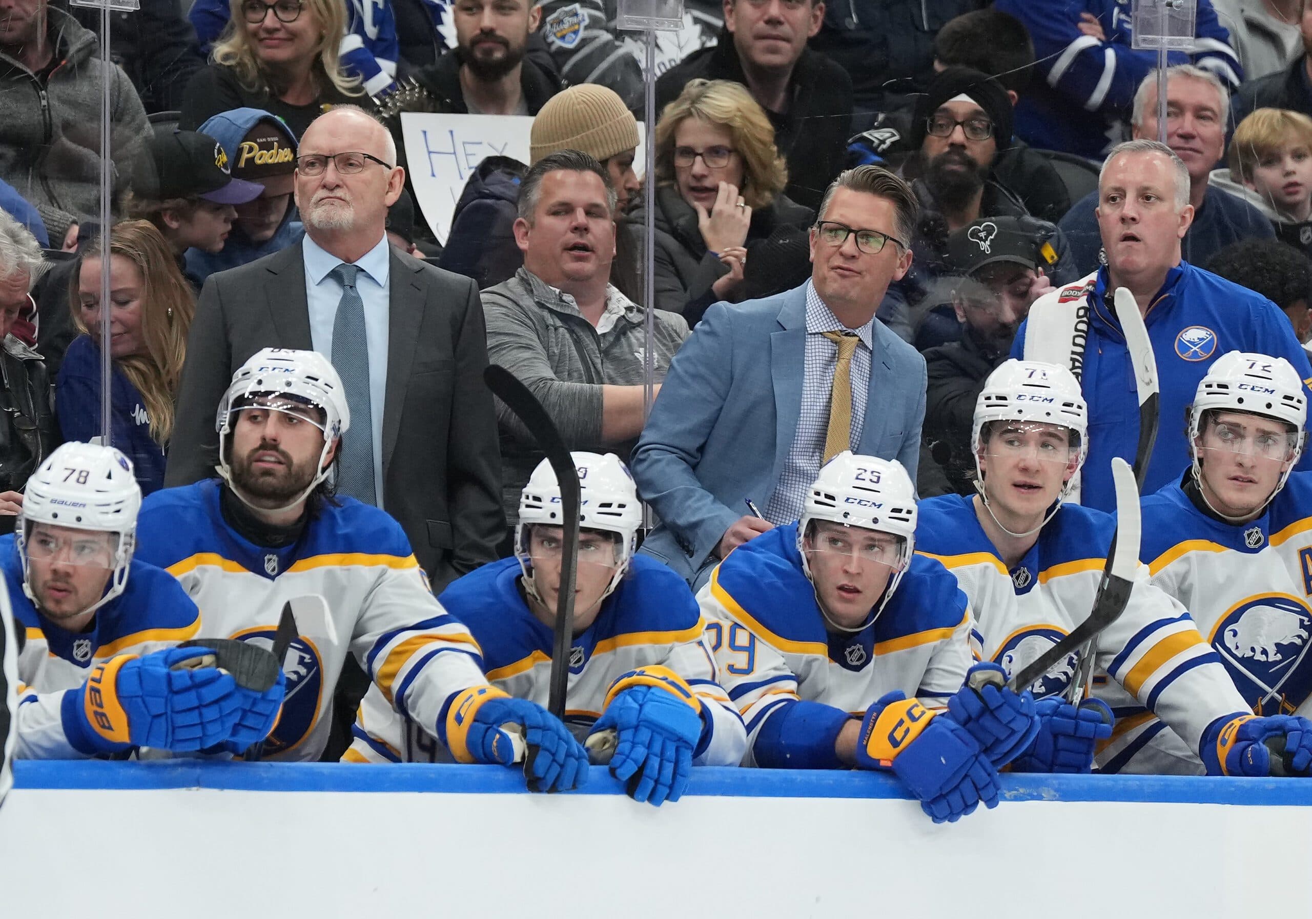 Buffalo Sabres head coach Lindy Ruff.