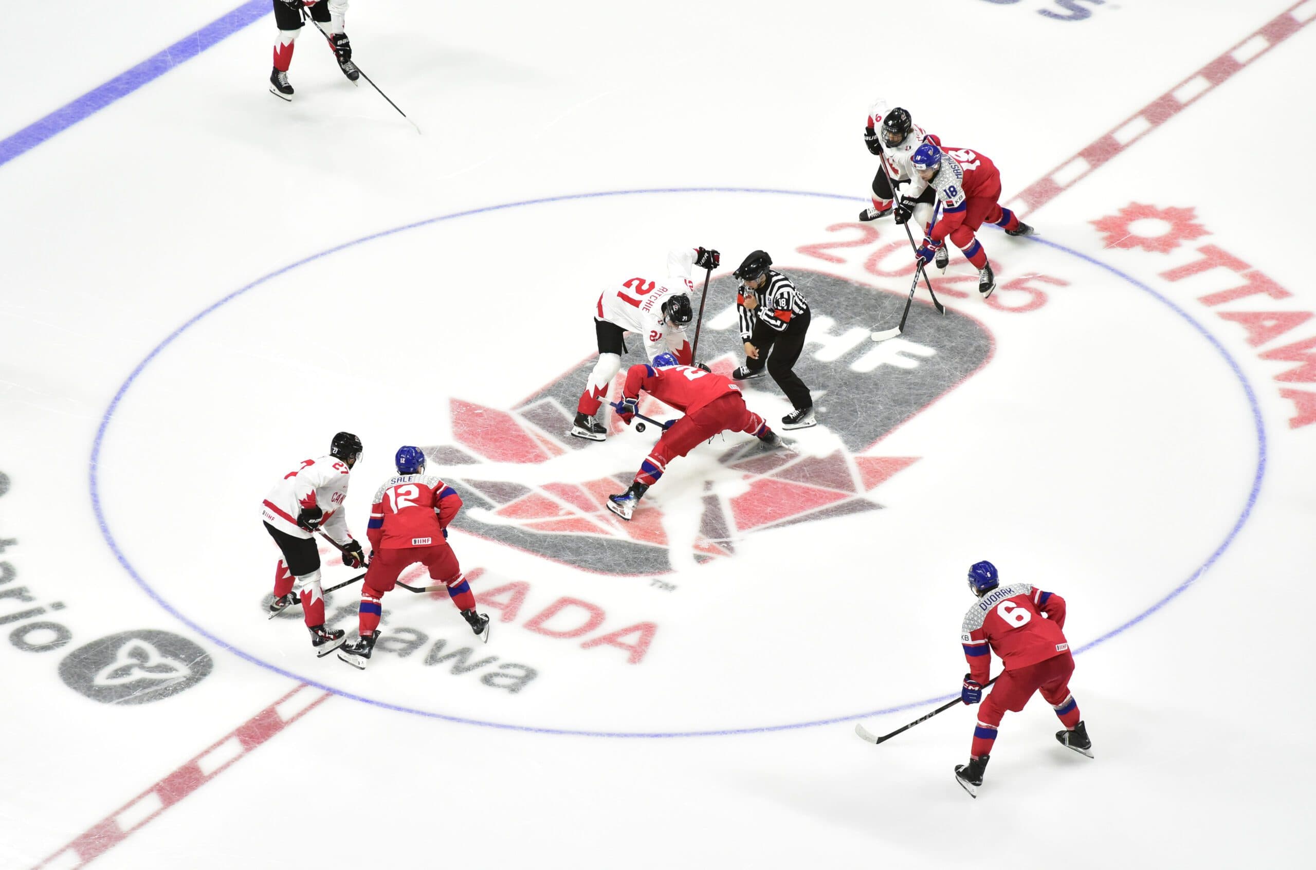 Canada vs. Czechia at the 2025 World Junior Championship (Steven Ellis/The Nation Network)