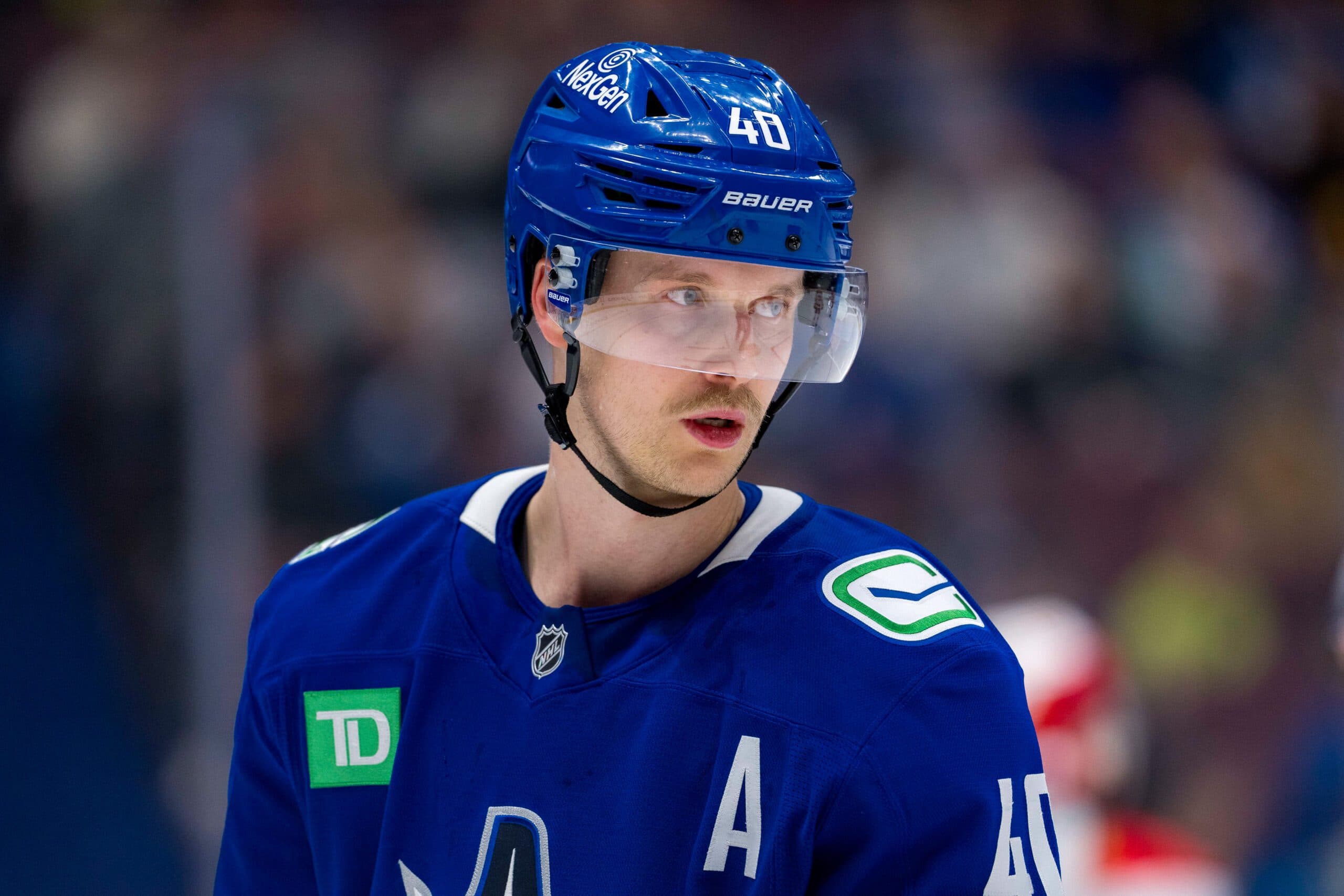 Vancouver Canucks center Elias Pettersson