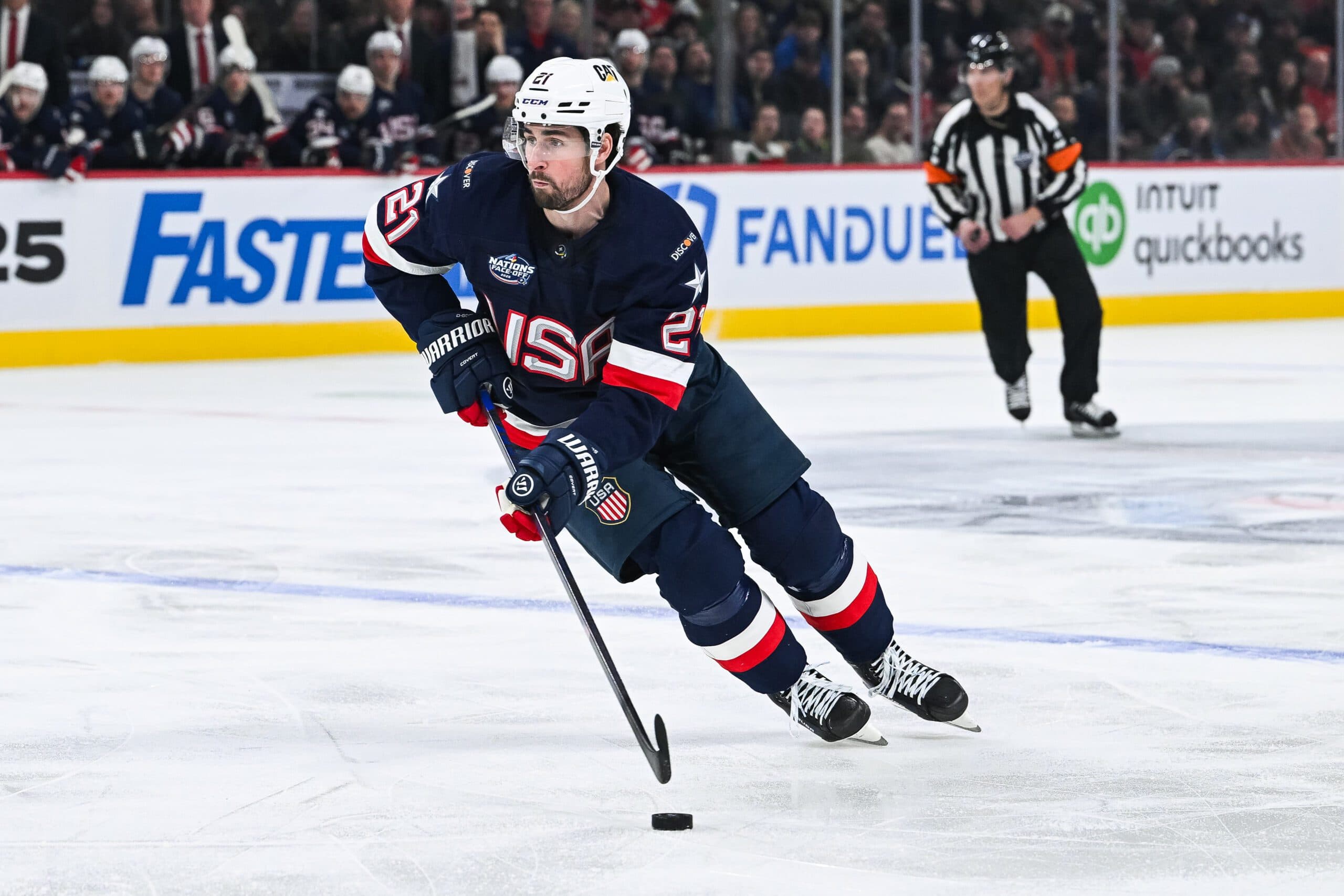 Red Wings’ Dylan Larkin has been USA’s secret weapon at 4 Nations Face-Off