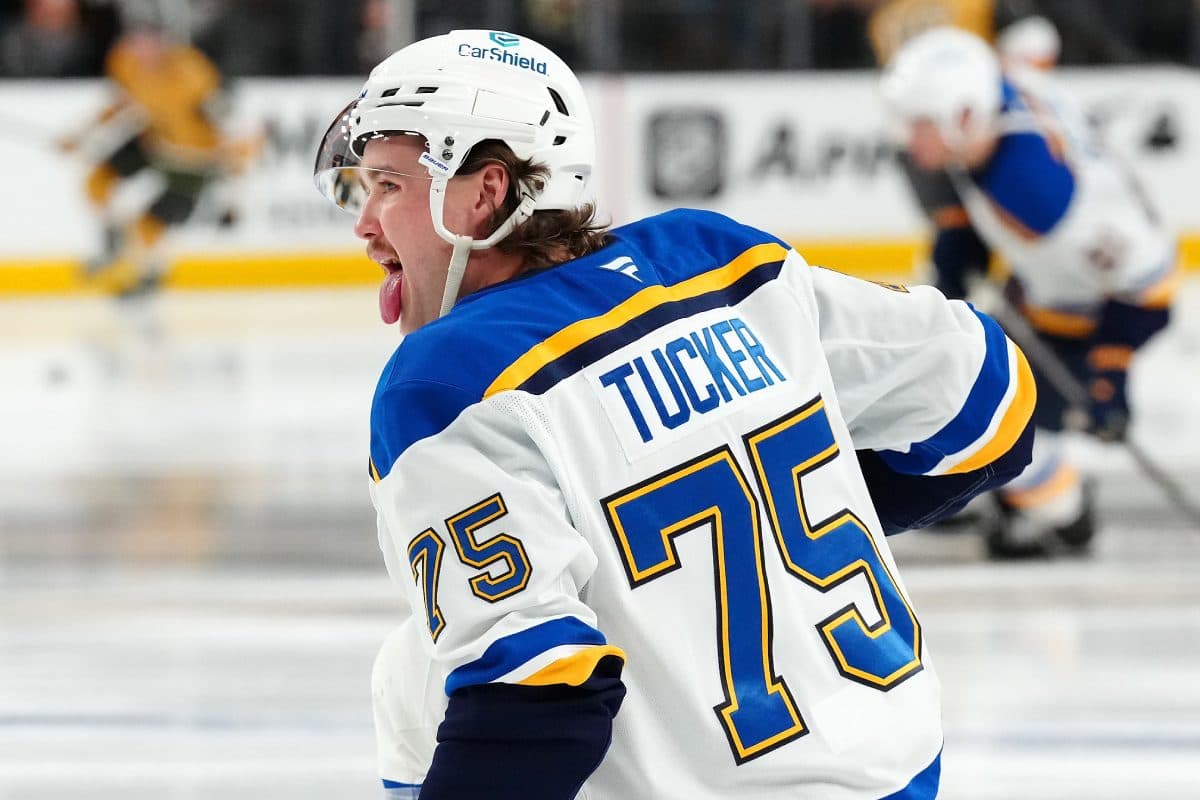 Blues sign Tyler Tucker to two-year extension