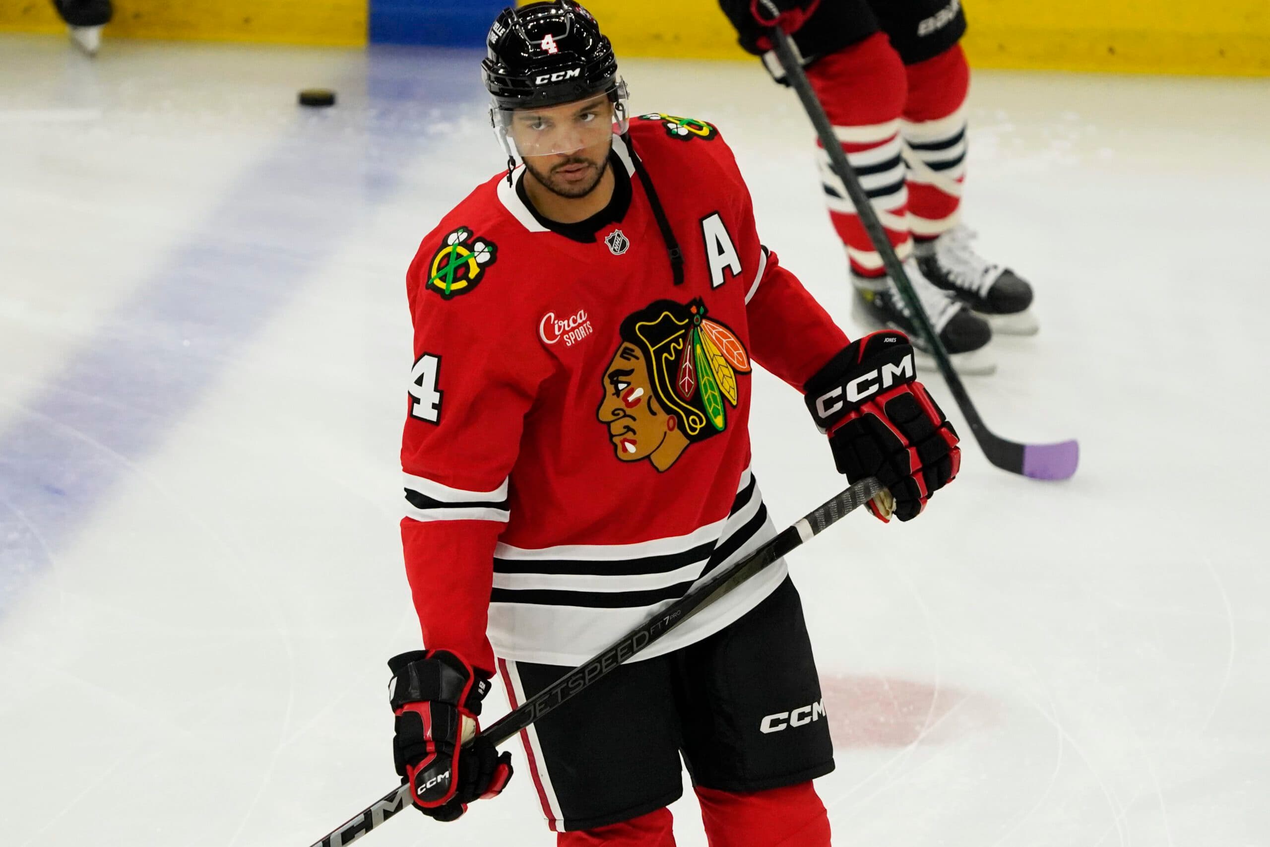 Chicago Blackhawks defenseman Seth Jones