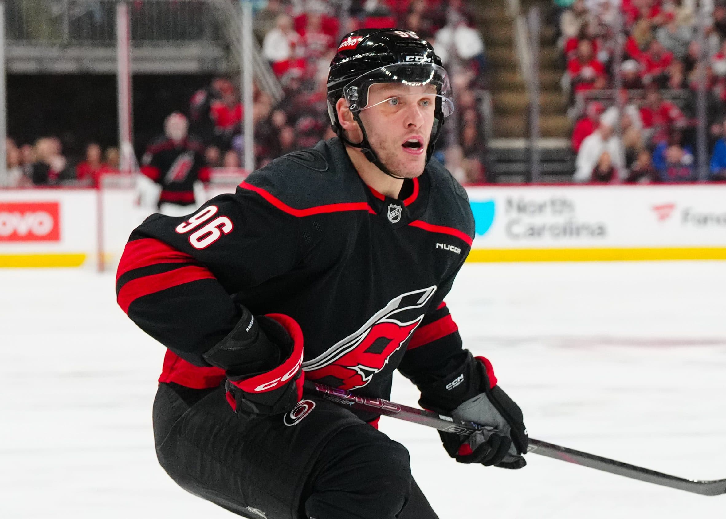 Carolina Hurricanes right winger Mikko Rantanen