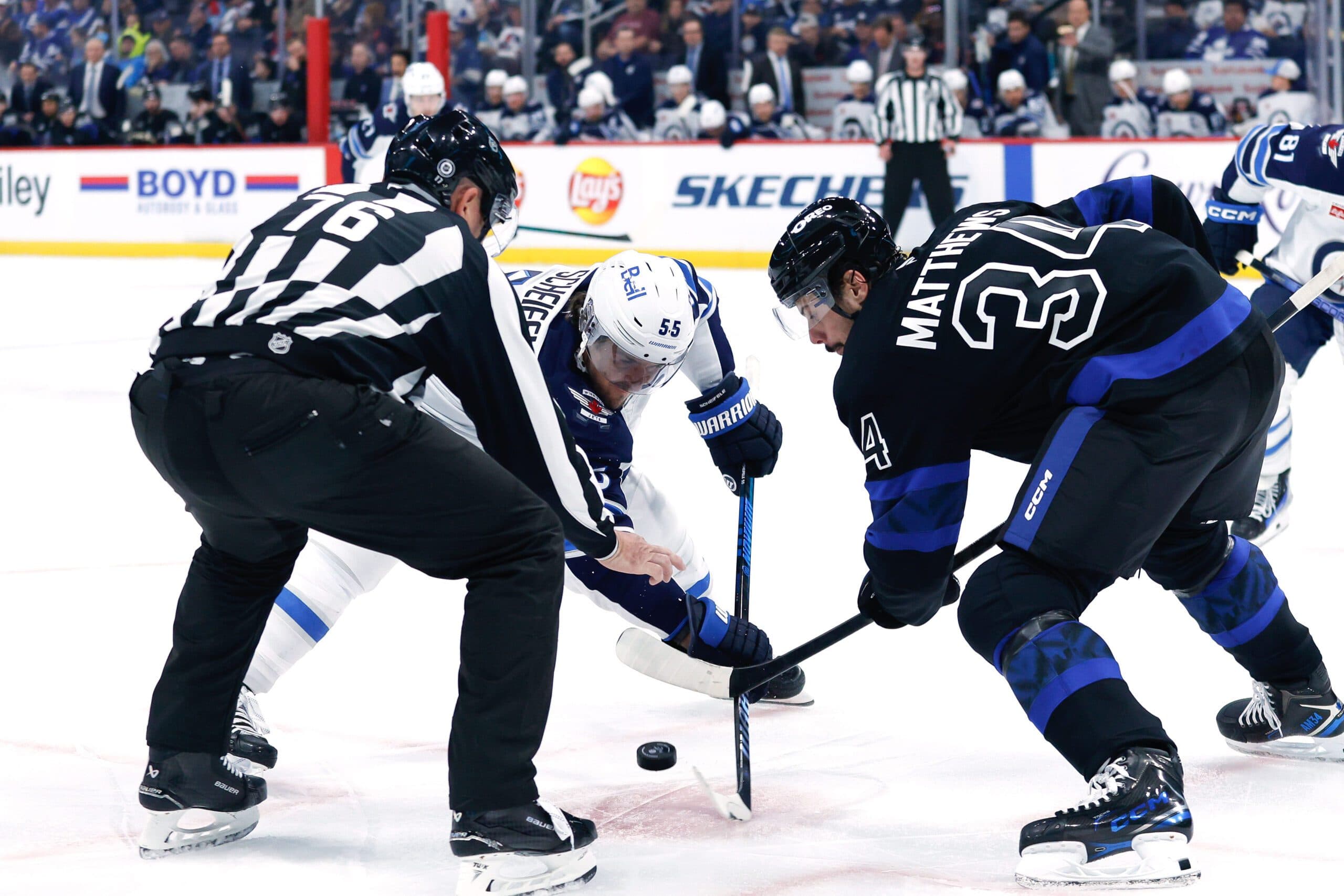Mark Scheifele and Auston Matthews