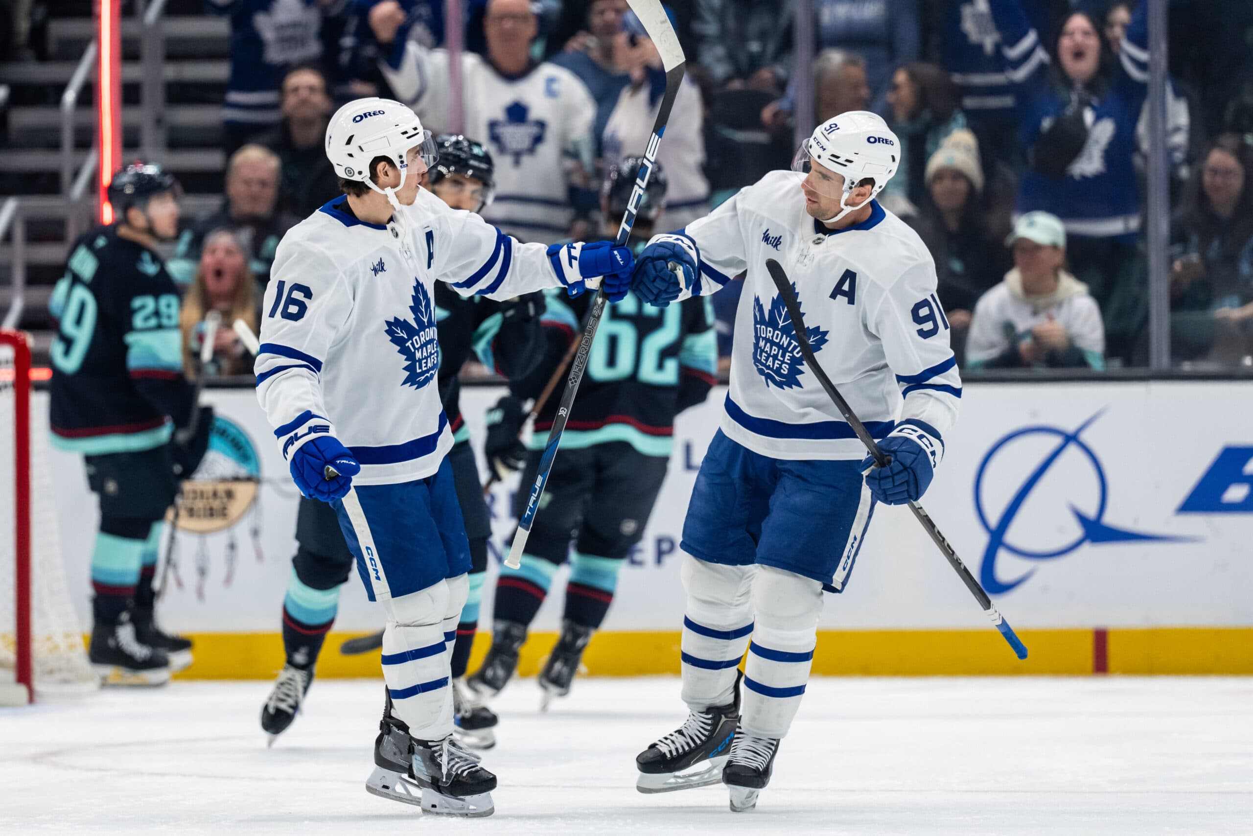 Mitch Marner and John Tavares