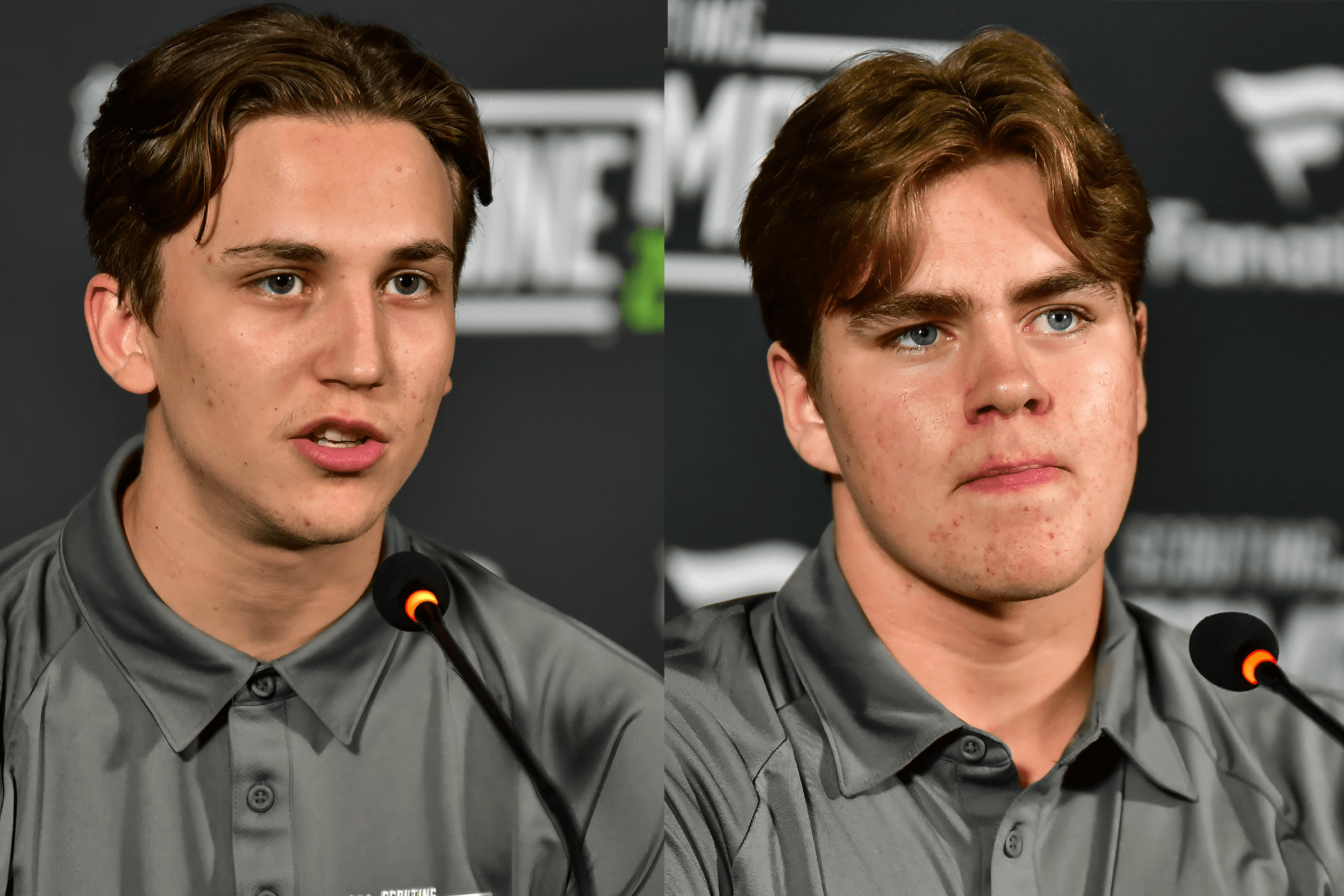 Victor Eklund and Anton Frondell (Steven Ellis/Daily Faceoff)