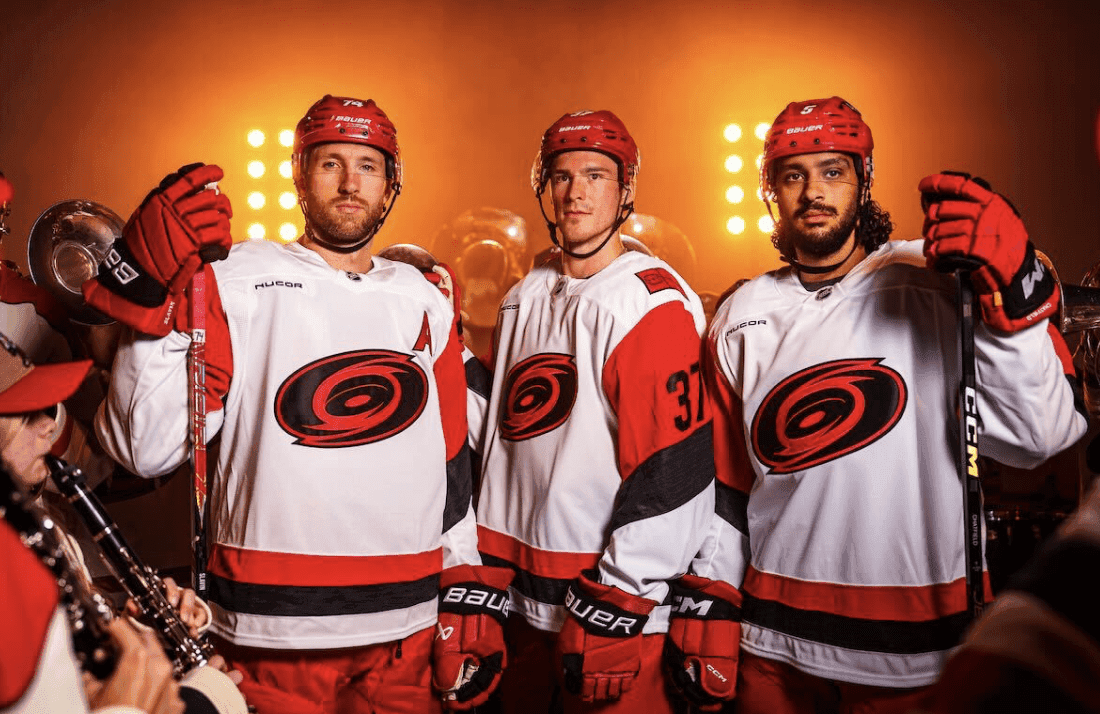 Hurricanes unveil new road uniforms inspired by Stadium Series jersey