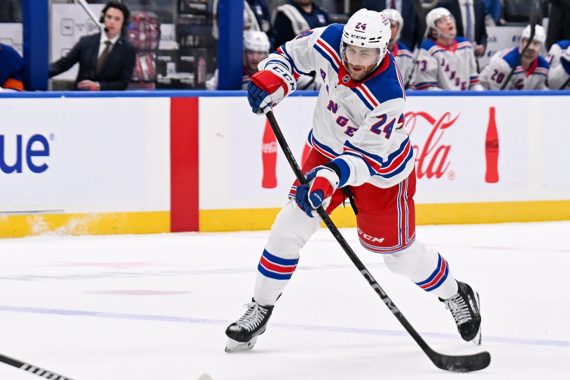 Rangers’ Carson Soucy leaves game vs. Penguins with upper-body injury