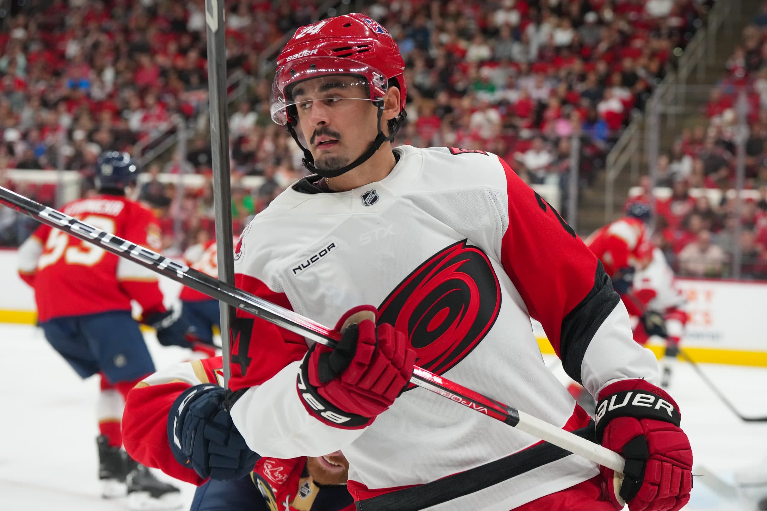 Carolina Hurricanes right winger Seth Jarvis